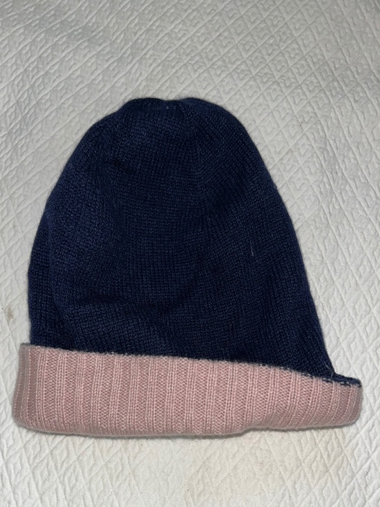 40 Colori Cashmere ITALY reversible pink blue knit cap hat main image 4